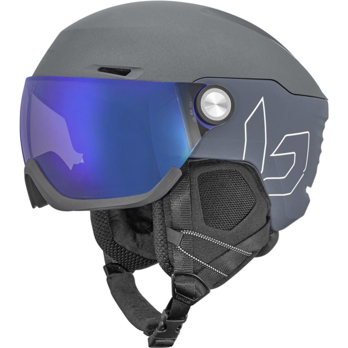 V-RYFT PURE, Grey Matte-Photochromic Blue Cat 1 to 3, hi-res image number null